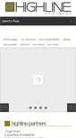 Mobile Screenshot of highline-partners.com