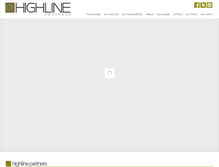 Tablet Screenshot of highline-partners.com